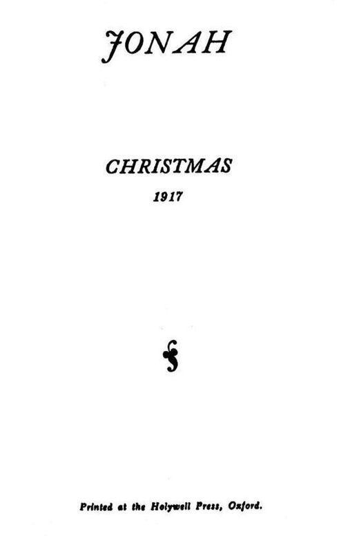 Jonah / Christmas 1917