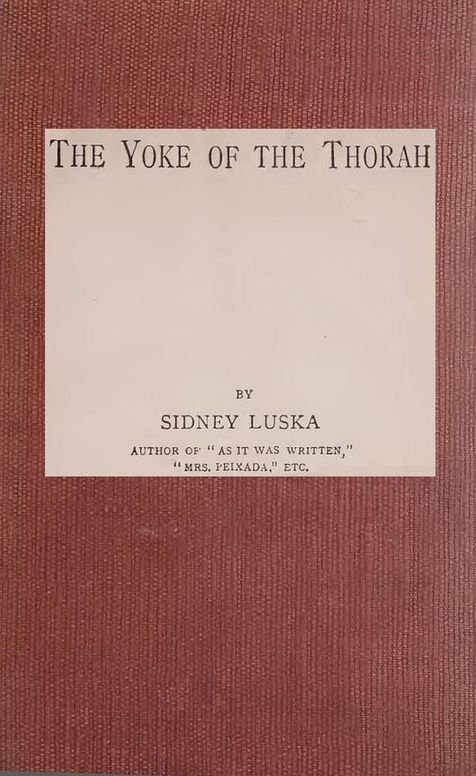 The Yoke Of The Thorah
