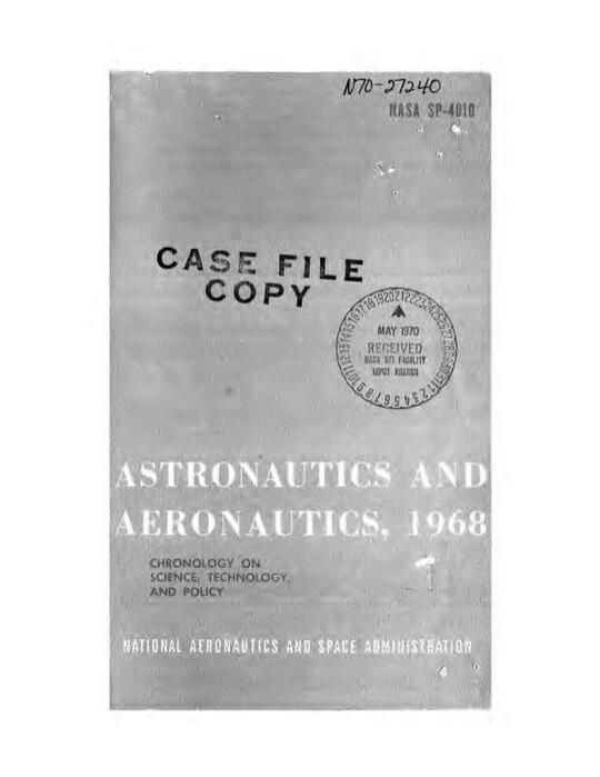 Aeronautics and Astronautics, 1968