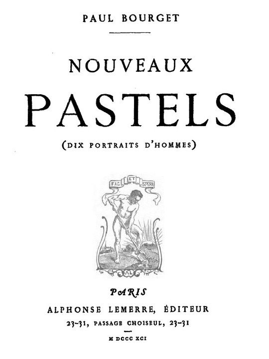 Nouveaux Pastels
Dix portraits d'hommes