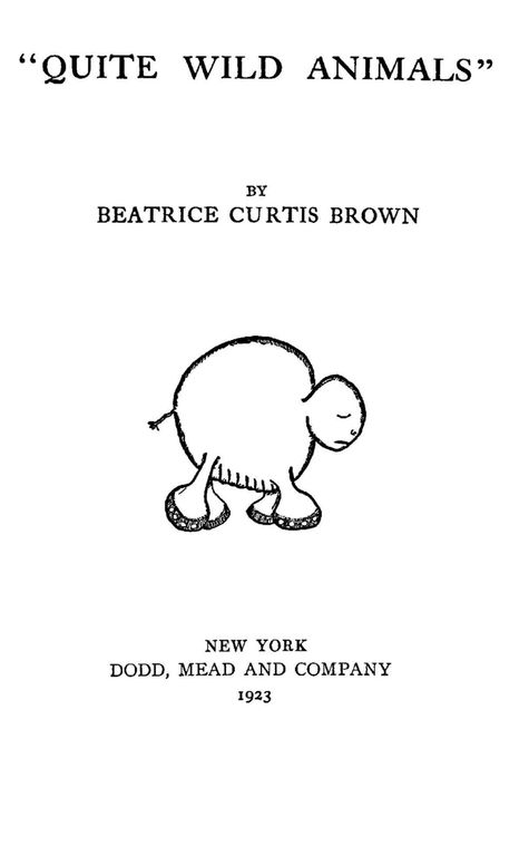 "Quite wild animals"