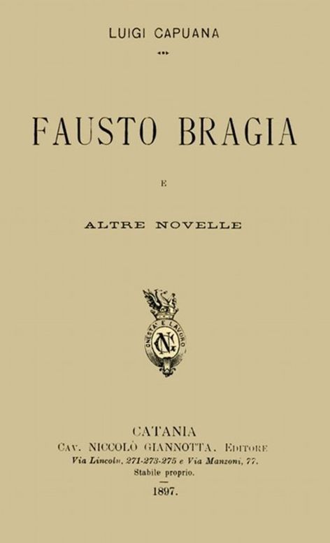 Fausto Bragia e altre novelle