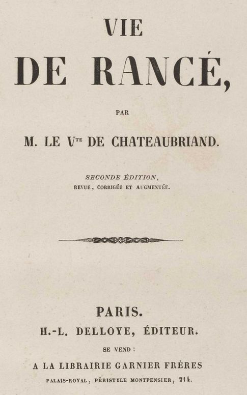 Vie de Rancé