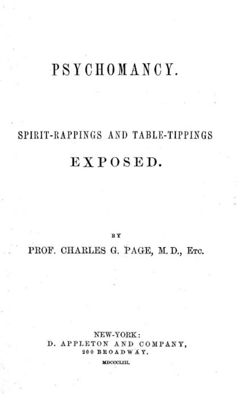 Psychomancy / Spirit-Rappings and Table-Tippings Exposed