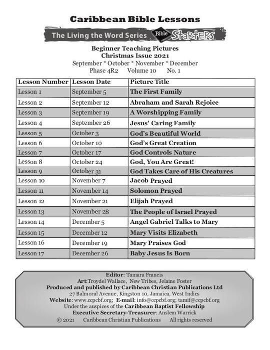Bible Starters - Teaching Pictures Christmas Issue 2021