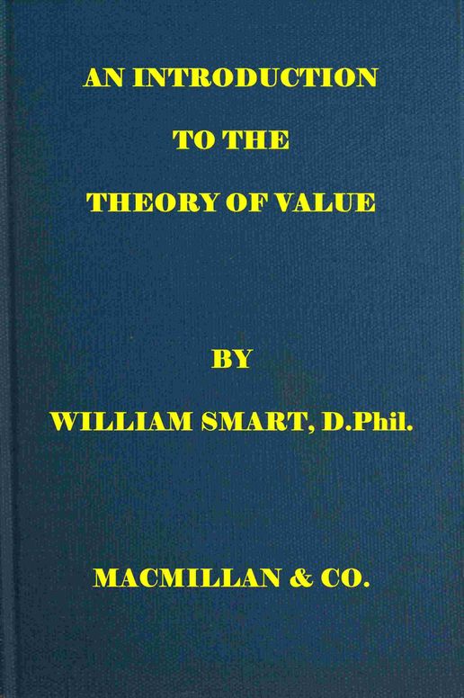 An introduction to the theory of value