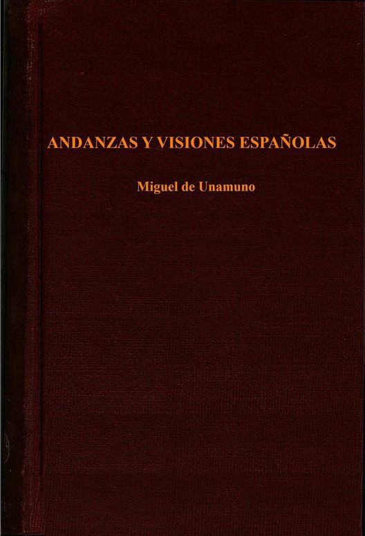 Andanzas y visiones españolas