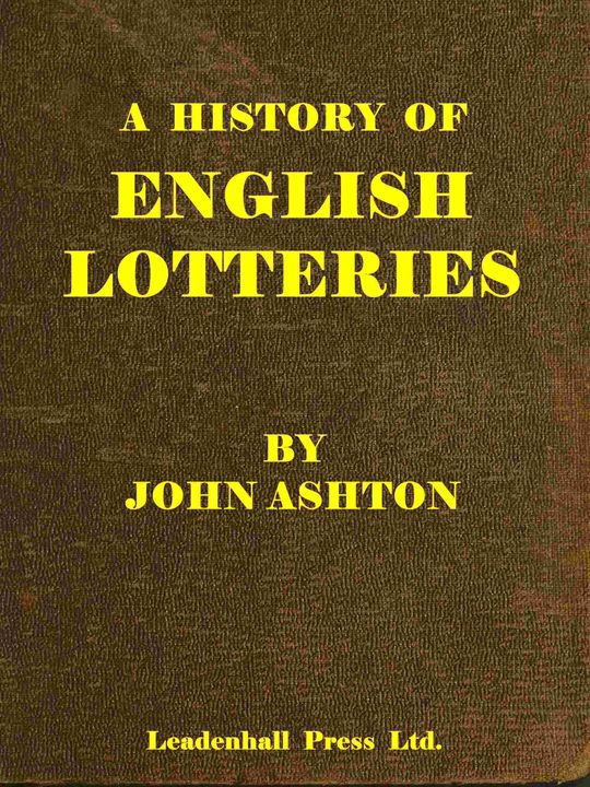 A history of English lotteries