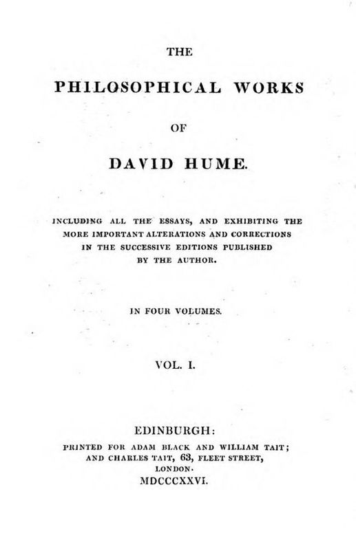Philosophical Works, v. 1 (of 4)
Including all the Essays, and Exhibiting the more Important
Alterations and Corrections in the Successive Editions
Published by the Author