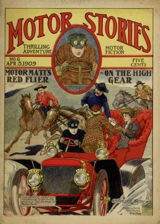 Motor Matt's Red Flyer, or, On the High Gear Motor Stories Thrilling Adventure Motor Fiction No. 6, April 3, 1909
