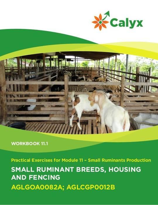 Small Ruminant Breeds, Housing and Fencing