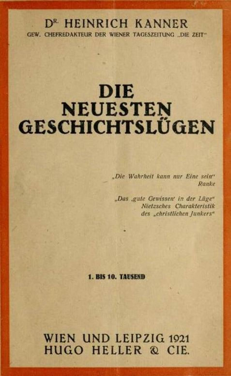 Die neuesten Geschichtslügen