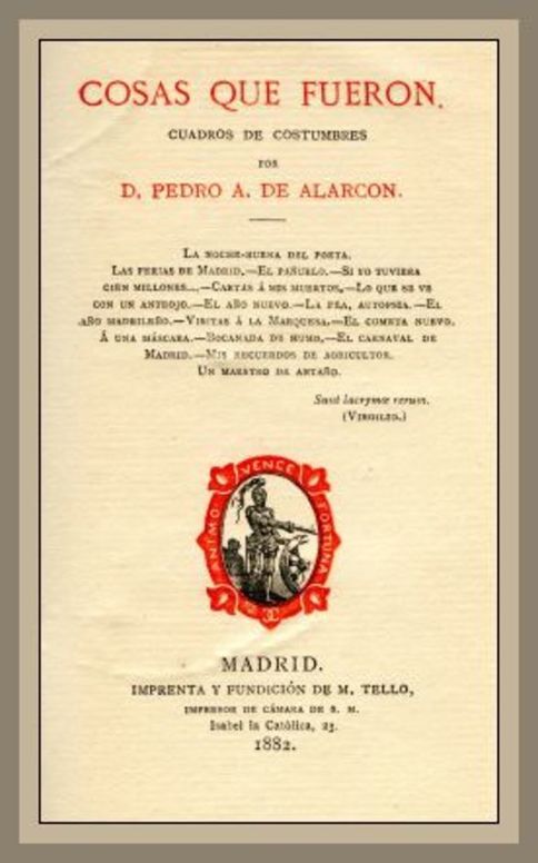 Cosas que fueron
Cuadros de costumbres
