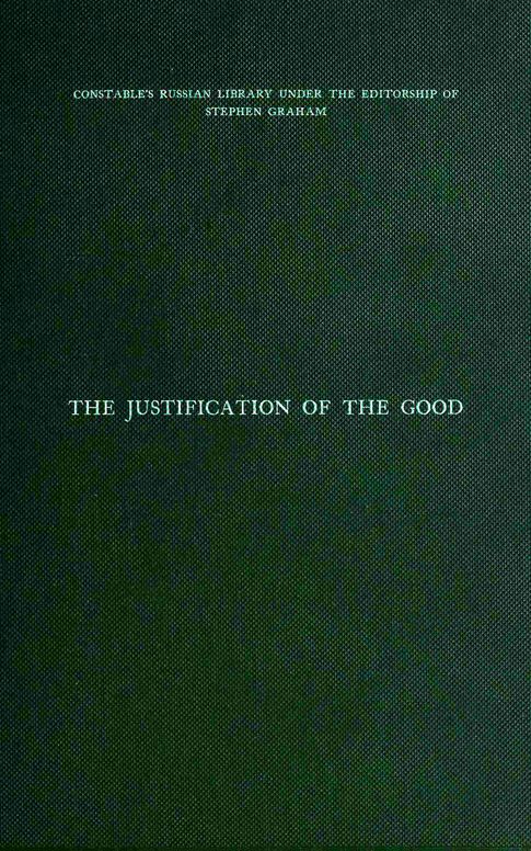 The justification of the good