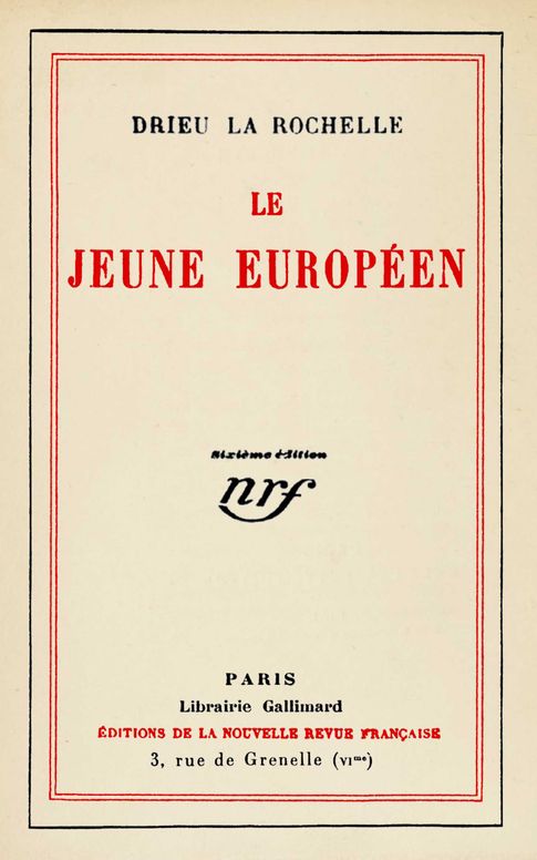 Le jeune Européen