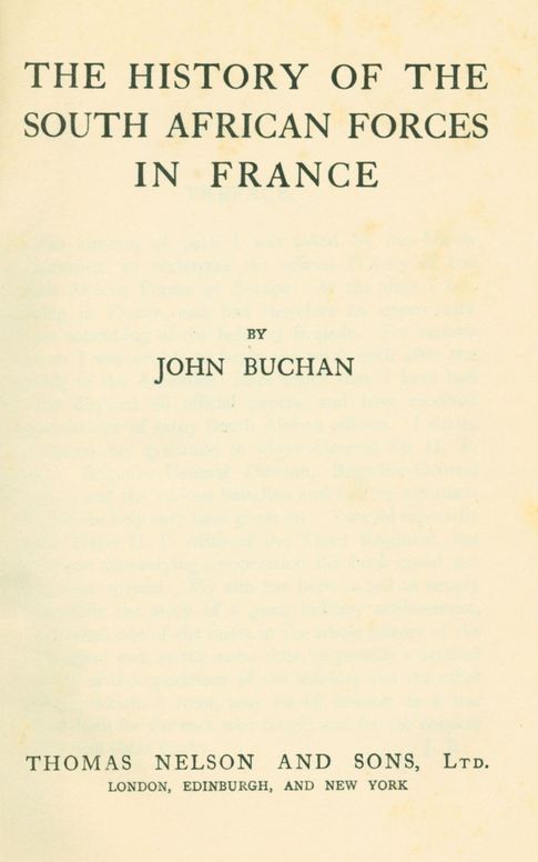 The history of the South African forces in France