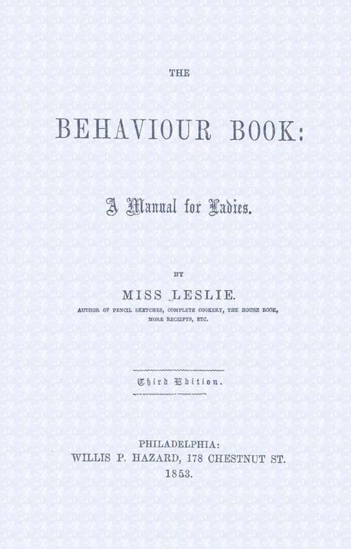 The behaviour book