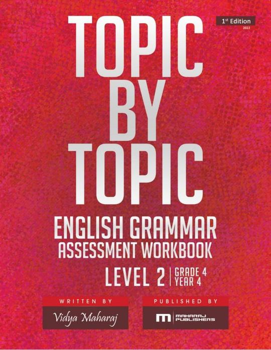 Topic by Topic: English Grammar Assessment Workbook Level 2, Grade 4 ...