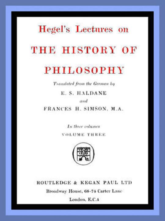 The History of Philosophy: Volume Three (of 3)
