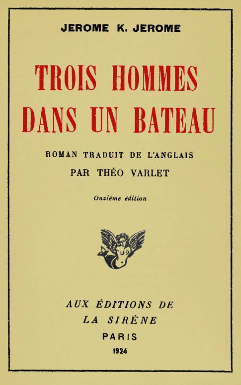 Trois hommes dans un bateau