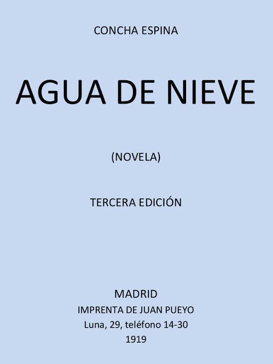 Agua de Nieve