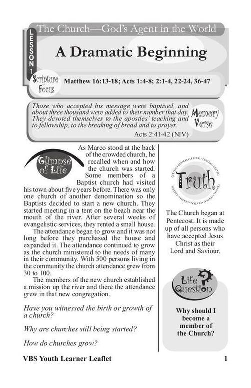 VBS 2020 Youth Learner Guide