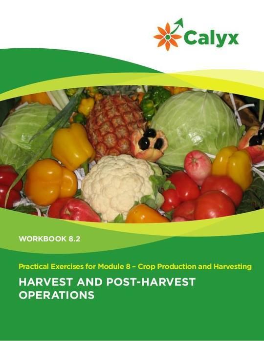 Harvest and Post-Harvest Operations