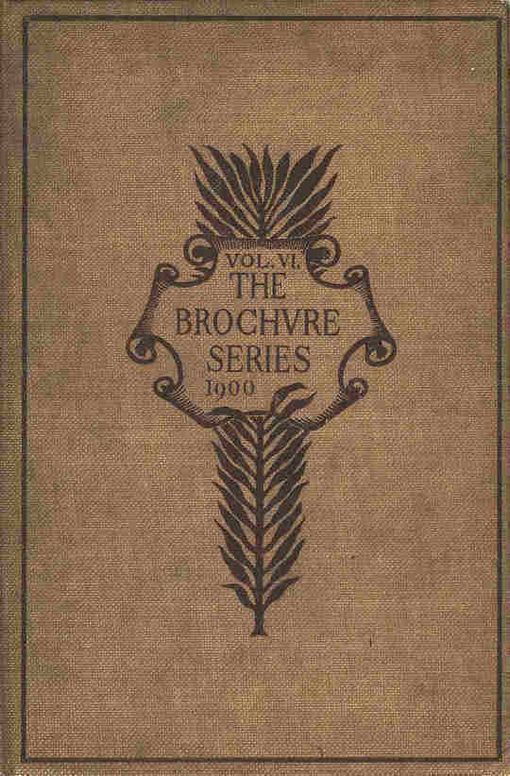The Brochure Series of Architectural Illustration, vol. 06, No. 7, July 1900 House of Jacques Coeur: Bourges, Gothic Carved Woodwork