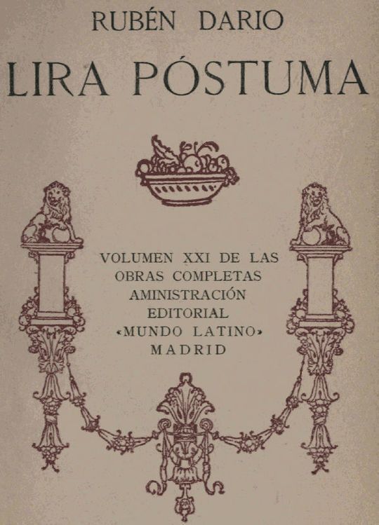 Lira Póstuma
Obras Completas Vol. XXI