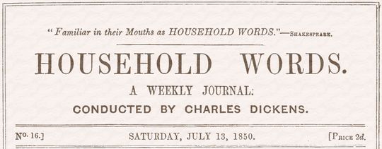 Household words, No. 16, July 13, 1850