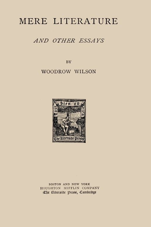 Mere Literature and Other Essays