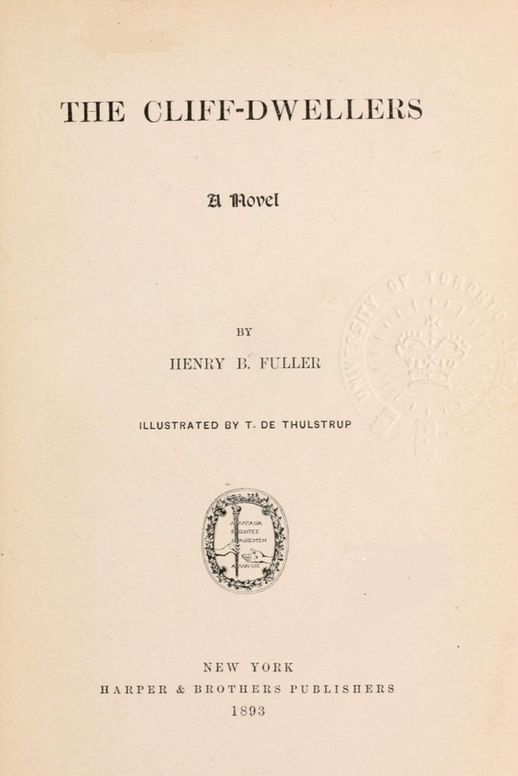 The Cliff-Dwellers
A Novel