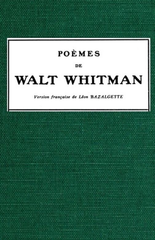 Poèmes de Walt Whitman