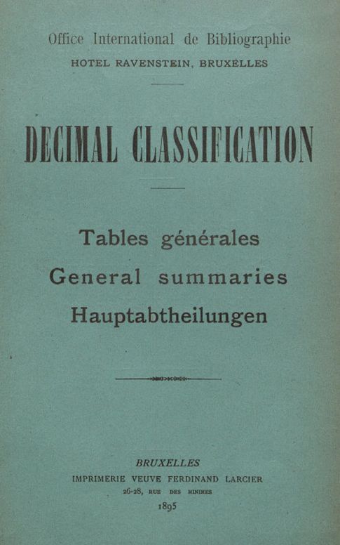 Decimal Classification by Various | BookFusion