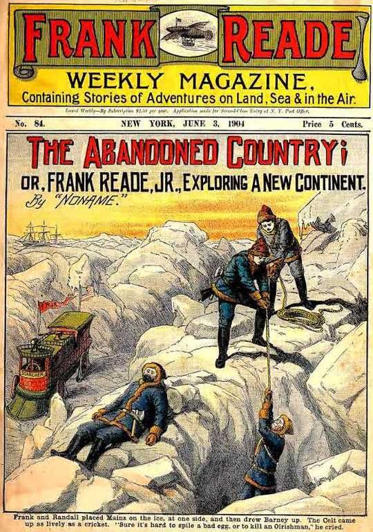 The Abandoned Country
or, Frank Reade, Jr., Exploring a New Continent.