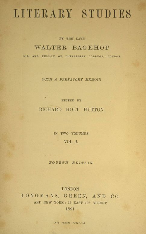 Literary studies, volume 1 (of 2)