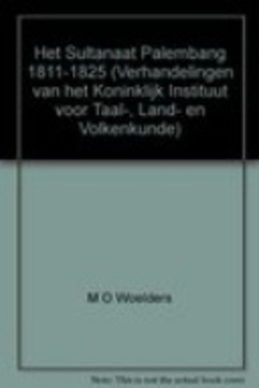Het Sultanaat Palembang 1811-1825