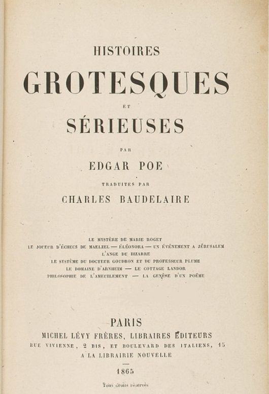 Histoires grotesques et sérieuses