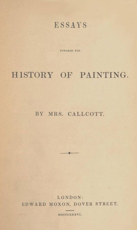 Essays towards the history of painting