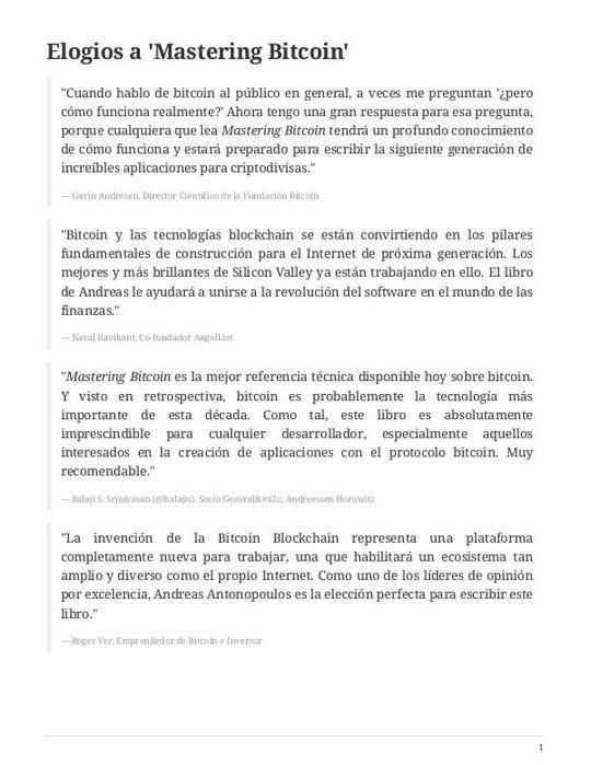 Mastering Bitcoin