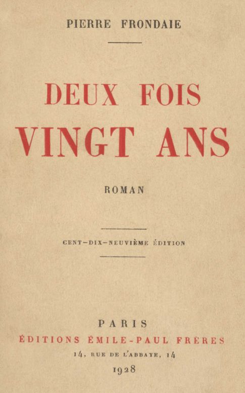 Deux fois vingt ans