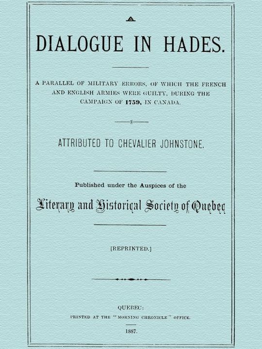 A Dialogue in Hades