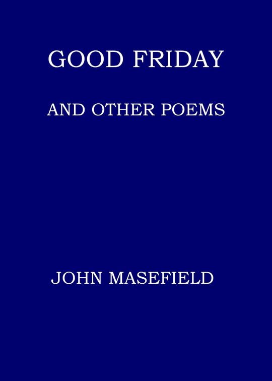 Good Friday and other poems