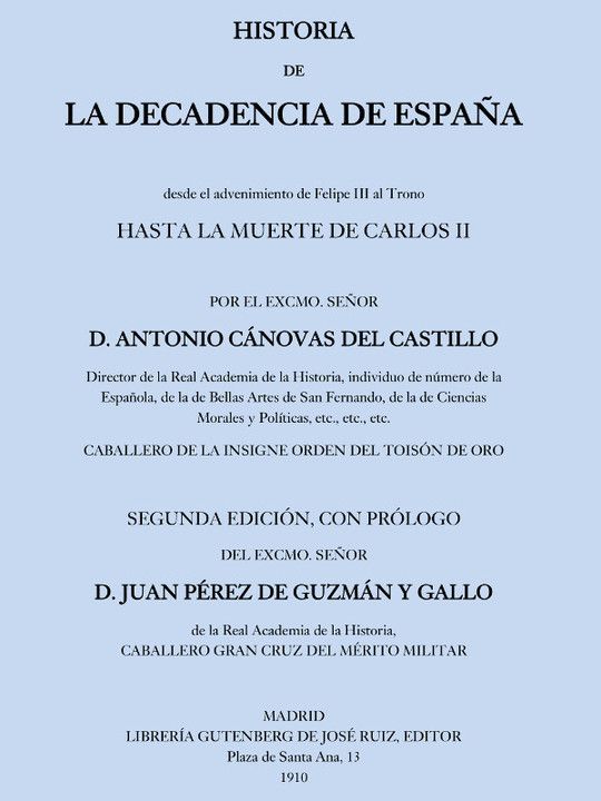 Historia de la decadencia de España