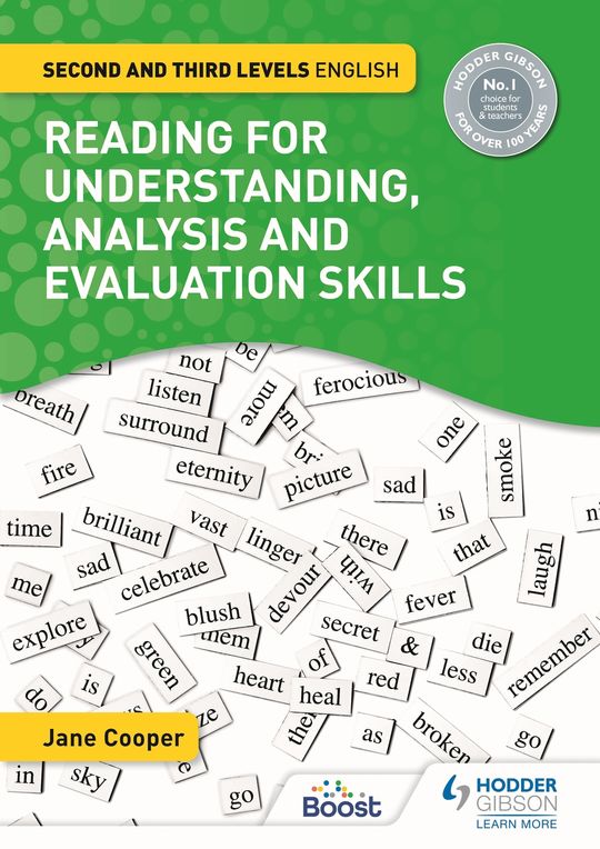 Reading for Understanding, Analysis and Evaluation Skills: Second and Third Levels English