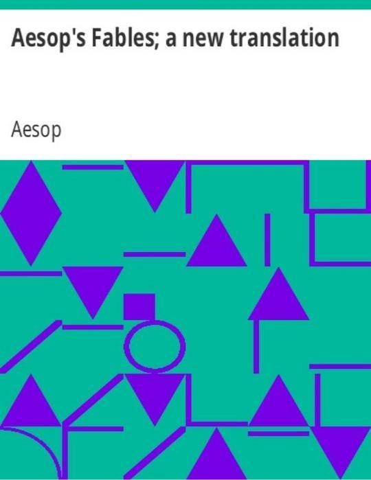 Aesop's Fables; a new translation