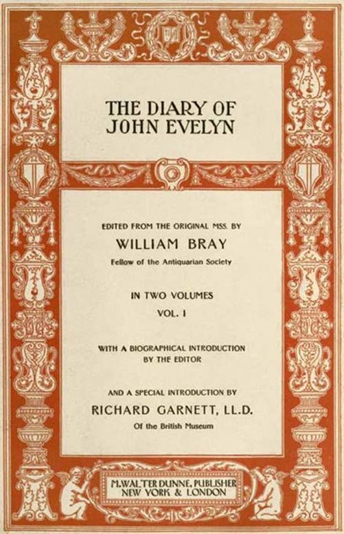 The Diary of John Evelyn (Vol 1 of 2)