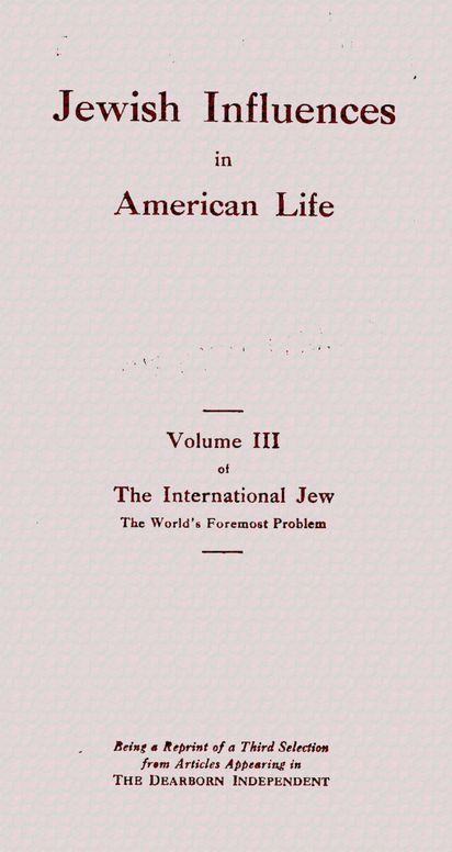 Jewish influences in American life