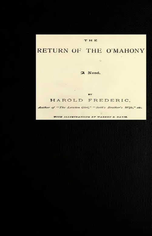 The Return of The O'Mahony
A Novel