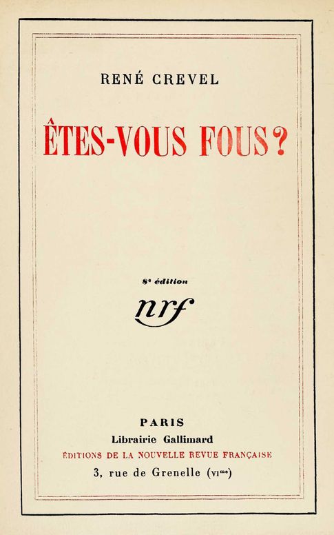 Êtes-vous fous?